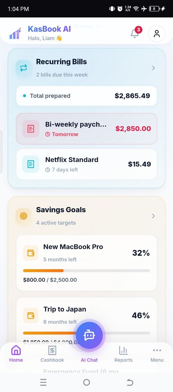 Bills and Goals